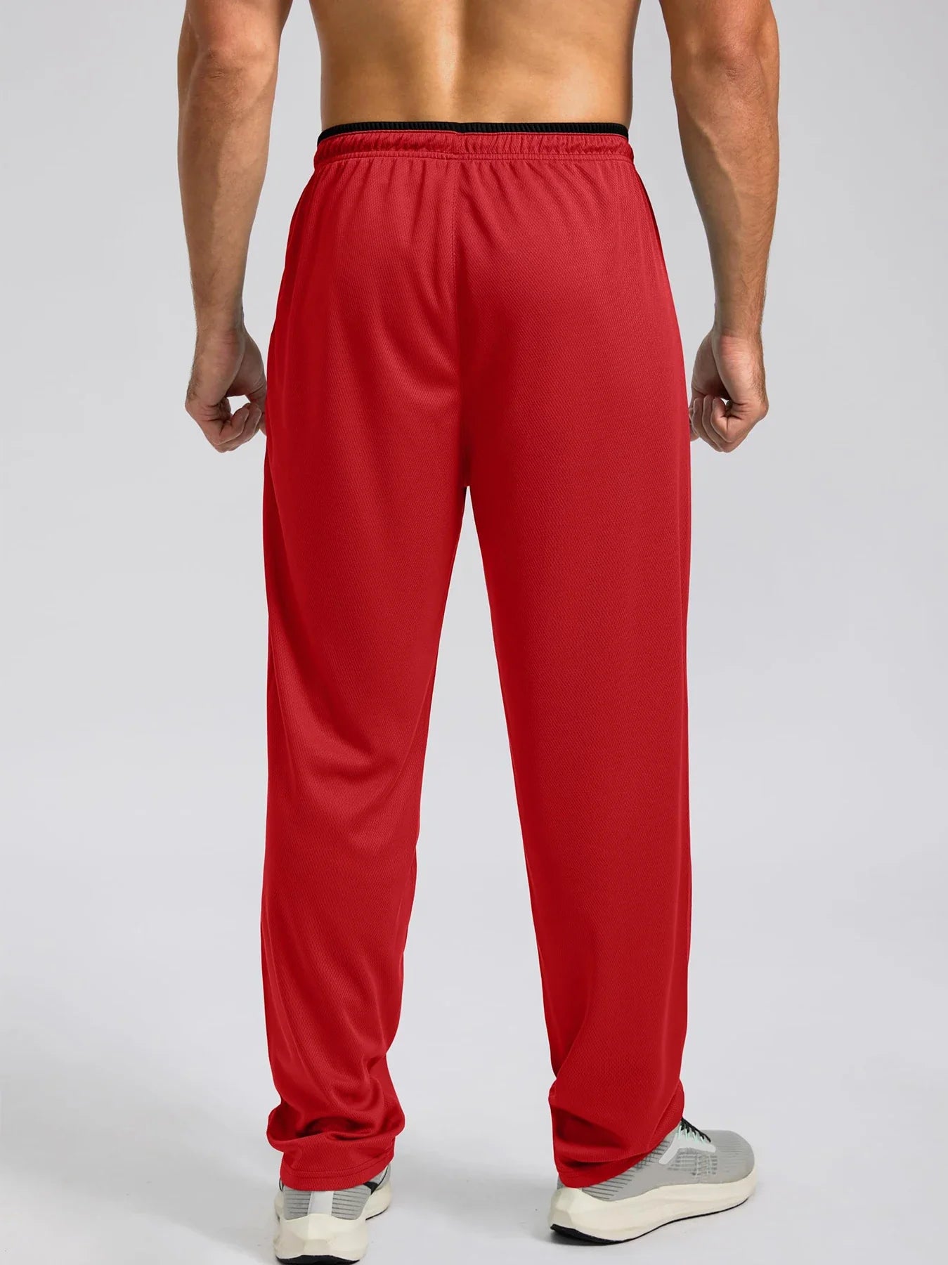 Men's Breathable Athletic Pants: Lightweight Workout Trousers with Zipper Pockets – Multi-Color Activewear for Gym & Casual Use.