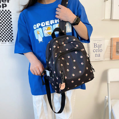 Mini Backpack Ins Niche Japanese and Korean Style Elementary School Student Bag Printed Small Backpack New Casual Backpack
