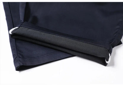 6 Colors Casual Shorts Men Summer New Fashion Business Straight Elastic Thin Short Pants High Quality Male Clothes Khaki Beige