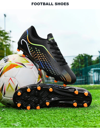 New Men Soccer Shoes Hot Sale Women Professional Football Boots Unisex High-quality Futsal Ultralight Cleats TF/FG Sneakers