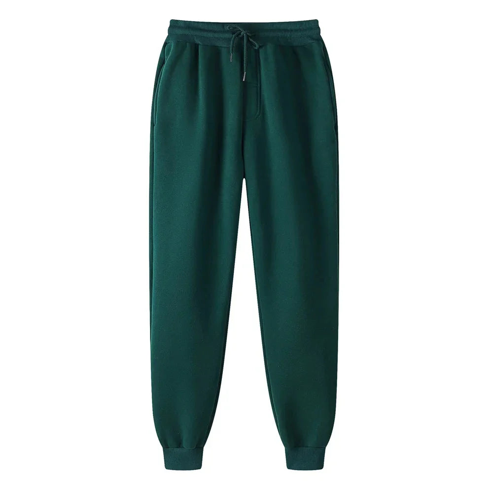 Men's women's Oversize Fleece Sweatpants Casual Drawstring Jogger Trousers with Pockets for Gym Workout Running Sport Long Pants