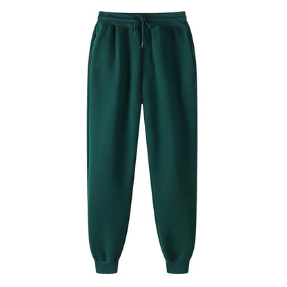 Men's women's Oversize Fleece Sweatpants Casual Drawstring Jogger Trousers with Pockets for Gym Workout Running Sport Long Pants