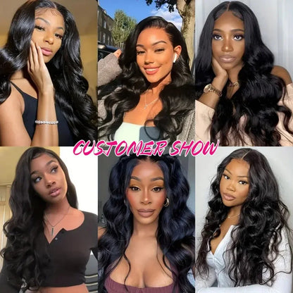 HD Transparent Body Wave Frontal Wig 13x4/13x6 Body Wave Lace Front Human Hair Wigs For Women Wet And Wavy 4x4 5x5 Closure Wig