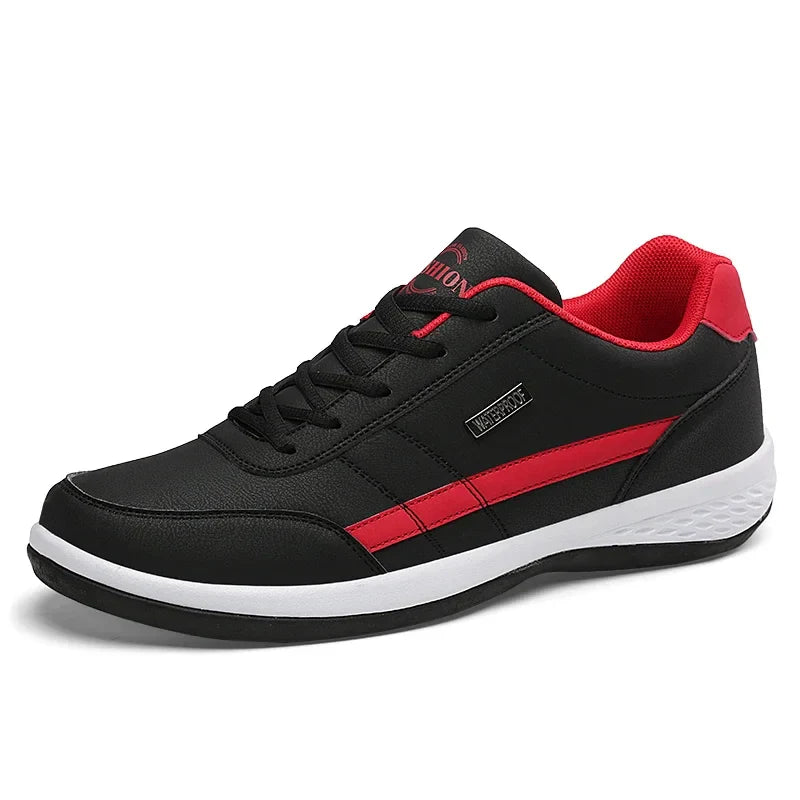 Shoes for Men Leather Sneaker Waterproof Casual Comfortable Men's Sneaker Lace Up Footwear Vulcanized Man Shoe Masculino