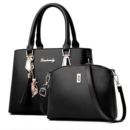 2pc/set Women Fashion Casual Totes, Luxury Handbags ,Designer Shoulder Bags, Crossbody Composite Bag Bolsos