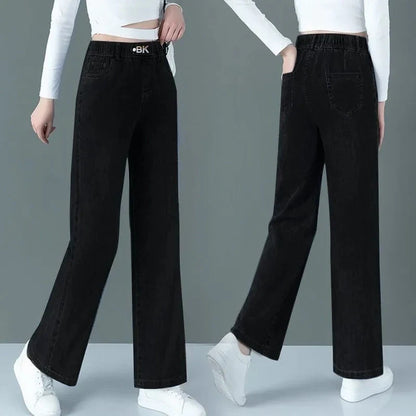 Women's clothing Spring Autumn New Loose Straight leg Pants