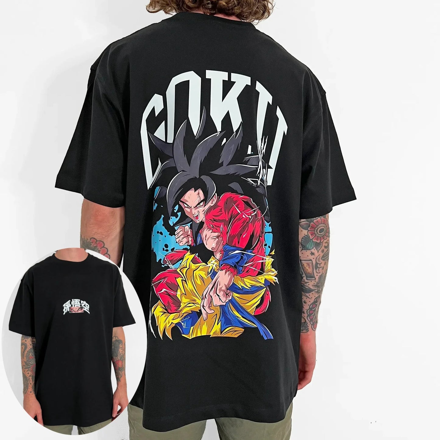Animation Summer T-Shirt New Men's Harajuku Loose Casual Harajuku Plus Size Parent-Child Short Sleeve Top