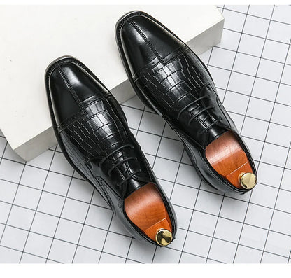 Classic Casual Business Shoes For Men High Quality Social Wedding Formal Leather Shoes Male British Men's Dress Shoes