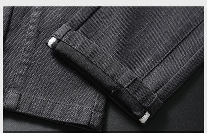 Classic Slim Fit Mens Casual Pants Breathable Straight Stretch Korean Business Trousers Spring Autumn New Fashion Male Clothing