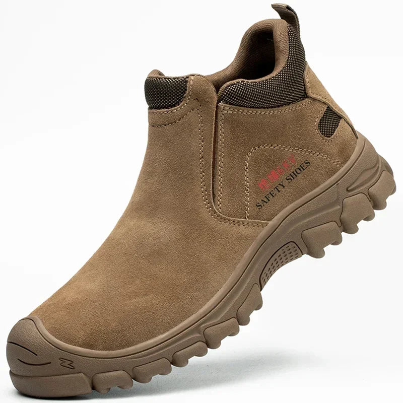 New Insulation 6KV Safety Shoes Men-Anti-Smash,Anti-Pierce Scald-Proof Welding Boots, Indestructible Work Boots for Men, Durable