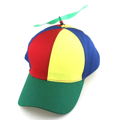 Hat Helicopter Propeller Adventure Dad Hat Rainbow Bamboo Dragonfly Baseball Cap For Adult Kids Boys Girls