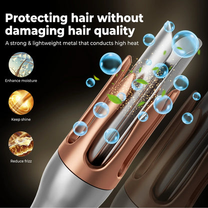3 grades LCD display 32mm Silver Automatic Curling Iron Large Curling Female Hair Styling Tool Big Wave Salon Accessories Tool