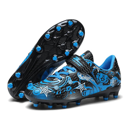 Children's Soccer Shoes Cleats Sneakers FG Sport Non-Slip Kids Football Boots Training Match Boys Youth Professional Shoes New