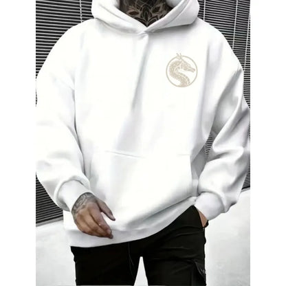 Japanese Style Print Hoodie Casual Comfortable Sweatshirt with Hood for Fans and Daily Wear