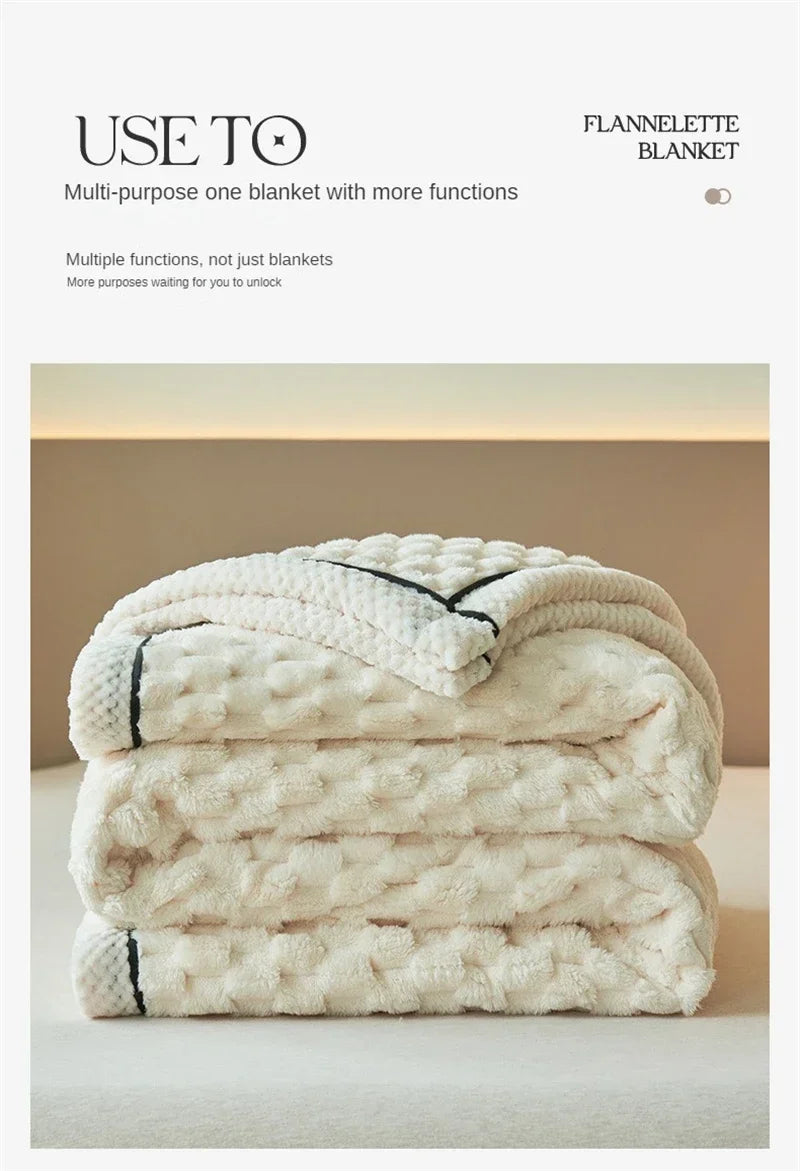 Turtle Velvet Autumn Winter Warm Sleeping Blanket Soft Comfortable Flannel Fleece Blankets for Bed Cozy Fluffy Warmth Blanket