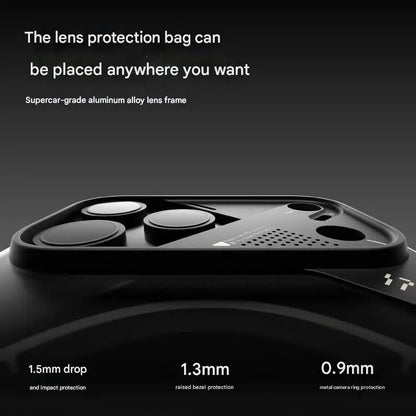 Frosted Mobile Phone Case for IPhone 17 Pro Max Luminous Translucent Full-Inclusive Anti-fall Magnetic Phone Case Gift