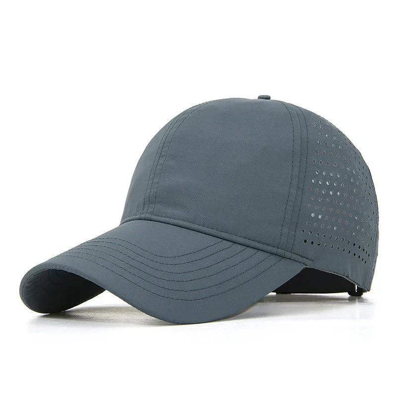 56-62cm Large Size Summer Baseball Cap Men Women Breathable Mesh Trucker Hat Snapback Cap Quick Dry Visor Outdoor Sports Sun Hat