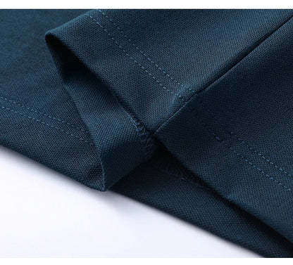 Summer best-selling high-end brand exquisite embroidery men's short sleeve POLO shirts breathable cotton casual business T-shirt