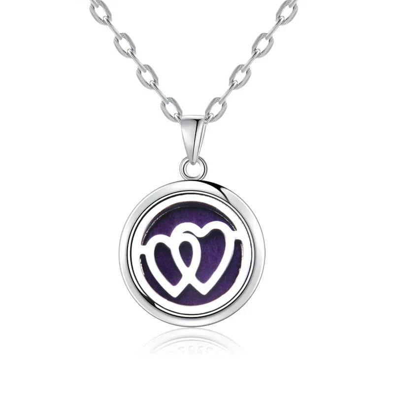 New Tree Of Life Aromatherapy Necklace Stainless Steel Essential Oil Diffuser Amulet Perfume Locket Pendant Women Jewelry Gift