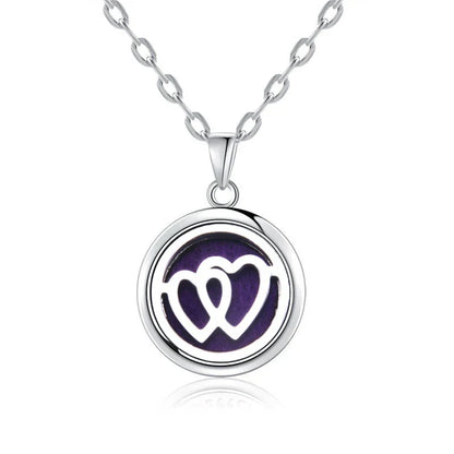 New Tree Of Life Aromatherapy Necklace Stainless Steel Essential Oil Diffuser Amulet Perfume Locket Pendant Women Jewelry Gift