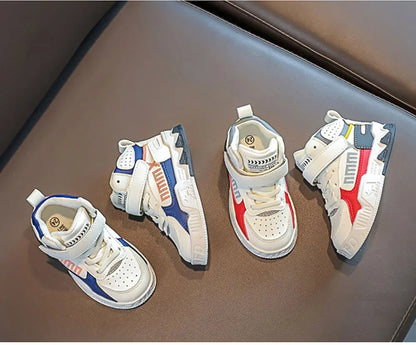 Children Fashion Soft-soled Anti-slippery Sneakers Kids Trend Fashion Basketball Shoes Boys Casual Sport Shoes Kids Tennis Shoes