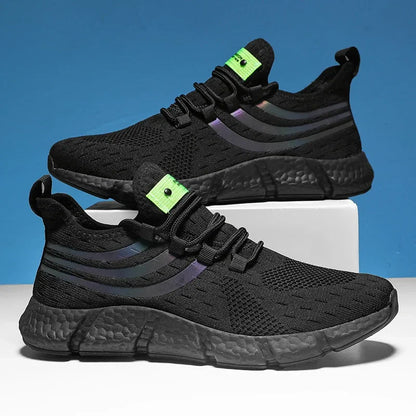 Men Shoes Breathable Classic Running Sneakers for Man Outdoor Light Comfortable Mesh Shoes Slip on Walking Shoes Tenis Masculino
