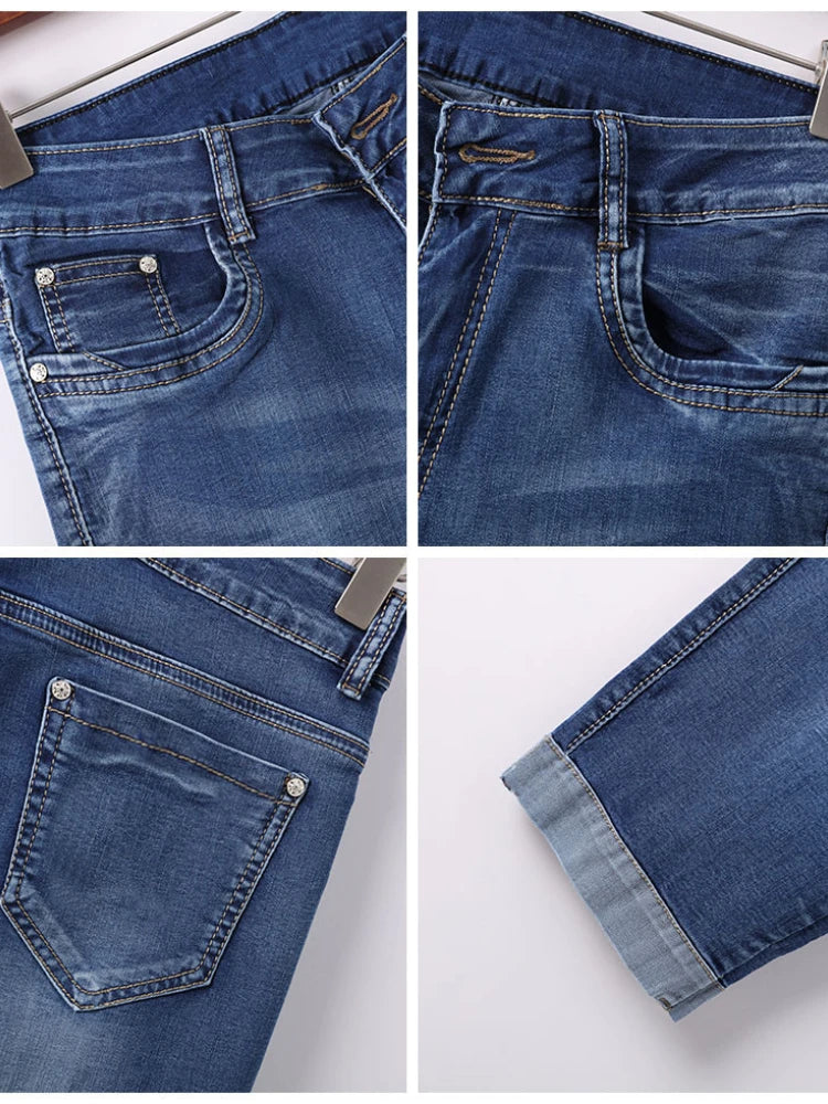 Woman's Jeans Cropped Jeans Ladies Cropped Trousers
