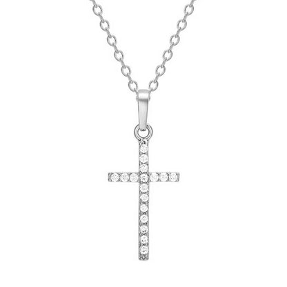 Jewelry Crucifix Charm Vintage Cross Necklace Jesus Rosary Beads Chain Virgin Mary Pendant