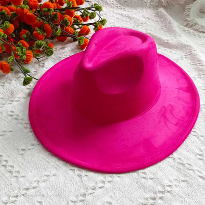 Hats Blank Hats for Burning Multicolor teardrop shaped Top 9.5cm Brim Unisex Jazz Hat Church Hat