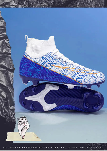 Hot-Selling Football Boots Men's Soccer Cleats TF/FG Wear-Resistant Training Shoes Outdoor Non-Slip Sneakers Size33-46
