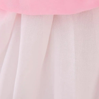 Baby Yellow Dress For Girls Kids Wedding Bridesmaid Dresses Toddler Tulle Birthday Princess Party Dress Infant Outfits Vestidos