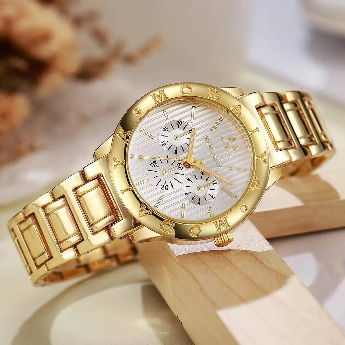 Luxury Stainless Steel Strap Women Watches Fashion Analog Quartz Wristwatches Reloj Mujer