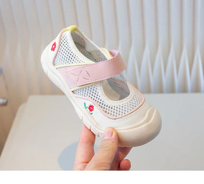 Kids mesh sneaker Anti-slip Sandal Toddler Boy Sports Shoe Girl Children Breathable Beach Sandal Soft Bottom sports casual Shoes