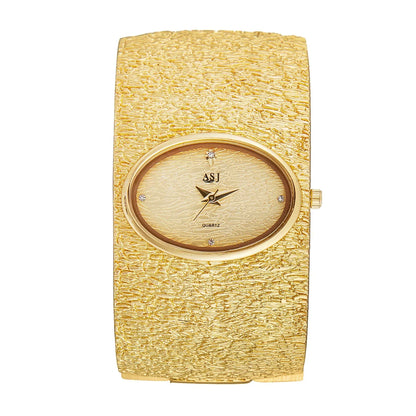 Women's Bracelet Watch reloj mujer Gold Luxury Bark Pattern Simple watch for women relojes para damas