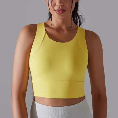 Nylon Sexy Women's Sports Bra Top Women Tight Elastic Gym Sport Yoga Bras Crop Top Yoga Clothes Stretch Women Sports Underwear
