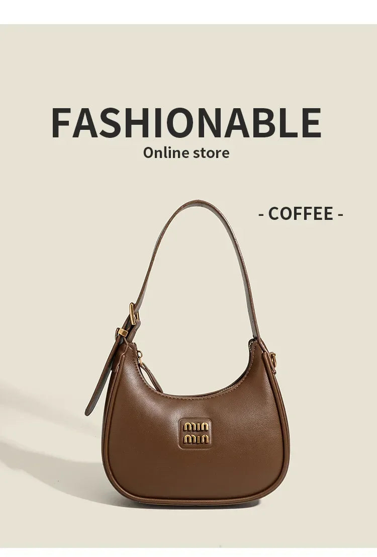 2025 Fashion Underarm Bag Top-handle Bags Women's 2025 New Arrival Casual Dumpling Bag Classyretro Shoulder Crossbody Bag