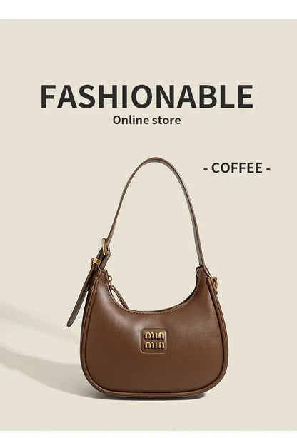 2025 Fashion Underarm Bag Top-handle Bags Women's 2025 New Arrival Casual Dumpling Bag Classyretro Shoulder Crossbody Bag
