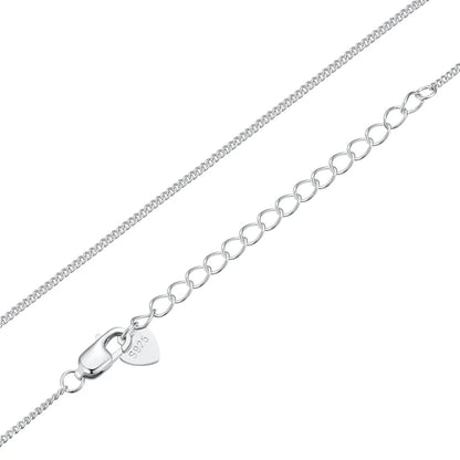 Classic Basic O-chain Solid 925 Sterling Silver Lobster Clasp Adjustable Necklace Box Cable Chain DIY Jewelry for Women