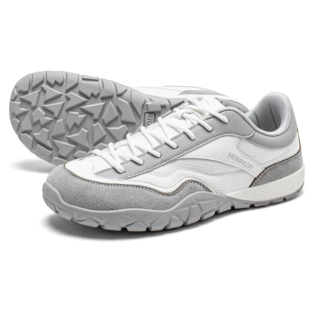 Wide Width Hiking Shoes Unisex Trekking Trail Running Sneakers Retro Non Slip Lace-Up Walking Shoes