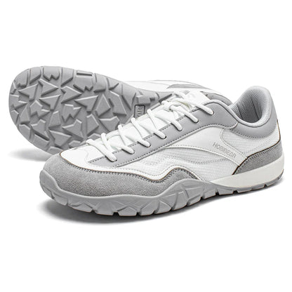 Wide Width Hiking Shoes Unisex Trekking Trail Running Sneakers Retro Non Slip Lace-Up Walking Shoes