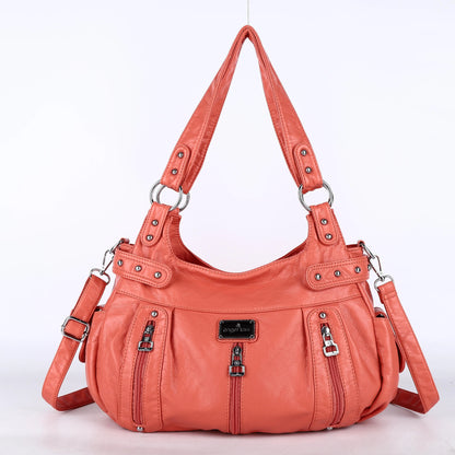 Winter Fashion Shoulder Bag for Women Soft PU Crossbody Handbg Large Capacity Messenger Bag Hobos Big Purse