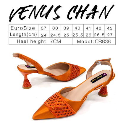 Elegant Nigerian Women’s Wine Colour Heeled Shoes and Rhinestone Handbag Set – Italian Design for Parties and Weddings