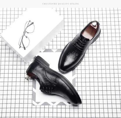 Novos Sapatos Masculinos de Negócios Primavera Outono Sapatos Masculinos de Couro Formais Tênis Masculinos Casuais da Moda Social Elegante Tendência Solado Reto