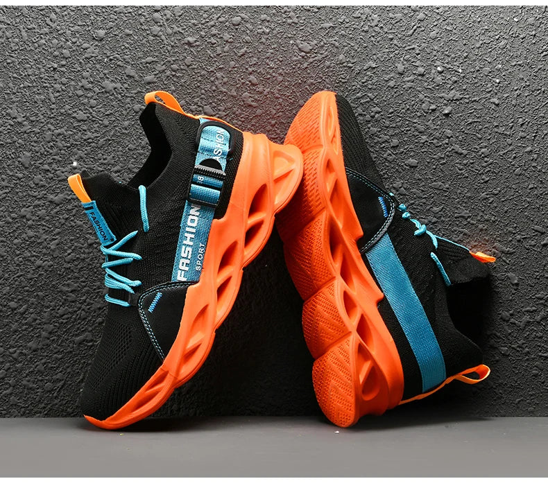 Tênis Masculino de Malha Respirável Casual Sapatos Masculinos Unissex Leve Macio Sola Grossa Buraco Sapatos de Casal Tênis Atlético Sapatos Femininos