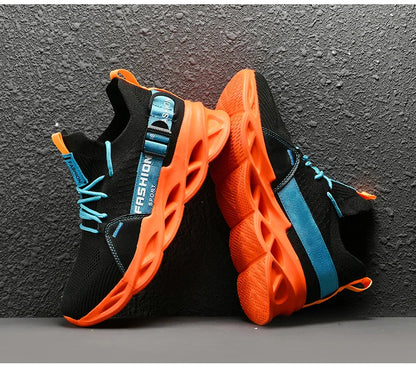 Tênis Masculino de Malha Respirável Casual Sapatos Masculinos Unissex Leve Macio Sola Grossa Buraco Sapatos de Casal Tênis Atlético Sapatos Femininos
