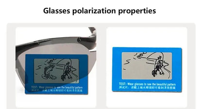 Photochromic Polarized Cycling Glasses Men Women Bike Glasses UV400 Eyewear Sunglasses HikingMTB Road Bicycle Goggles