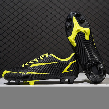 New Outdoor Men Soccer Shoes Adult Cleats Long Spikes Football Boots Training Sport Footwear Sneakers Non Slip Training Unisex