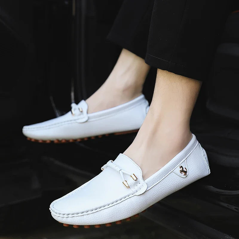 Men Loafers Shoes Formal Dress Shoes Business Casual Shoes for Men Wedding Party Office Shoes Soft PU Leather Loafers Men