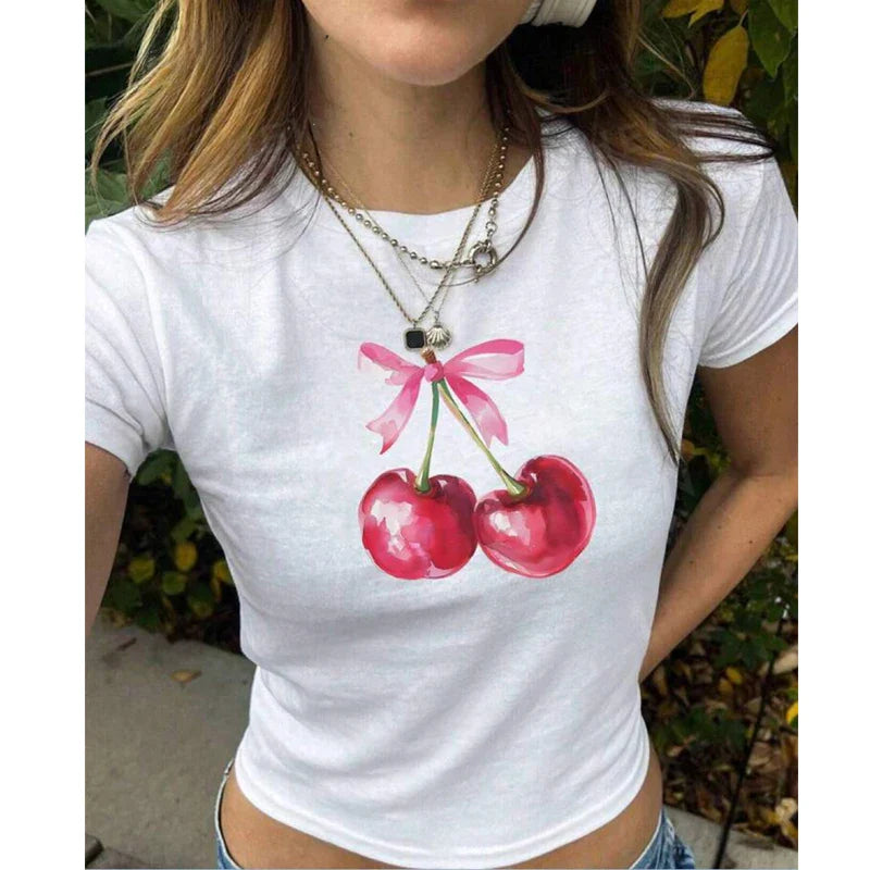 PORTUGAL Cute 2000s Aesthetics Letter Print Blue Baby Tees Y2K Streetwear O-neck Short Sleeve Crop Tops Women Fashion 2023 Slim