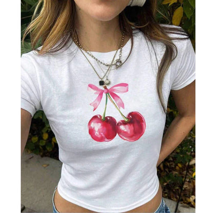 PORTUGAL Cute 2000s Aesthetics Letter Print Blue Baby Tees Y2K Streetwear O-neck Short Sleeve Crop Tops Women Fashion 2023 Slim